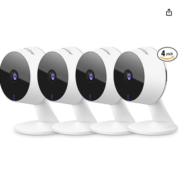 P982 4 Piece WIFI Home Security Camera Pets Baby Security Two Way & Night - Picture 1 of 5